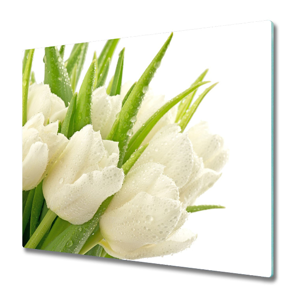 Worktop saver White tulips