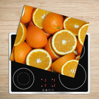 Worktop saver Halves of an orange