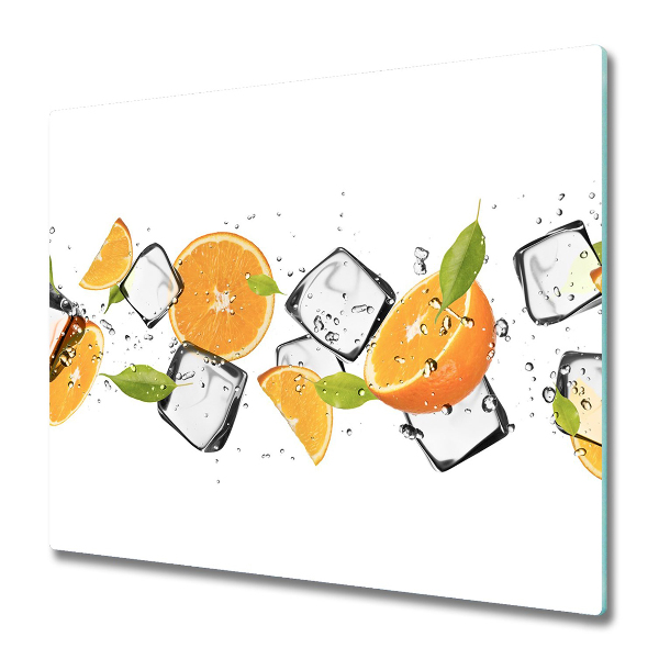 Worktop saver Oranges with ice