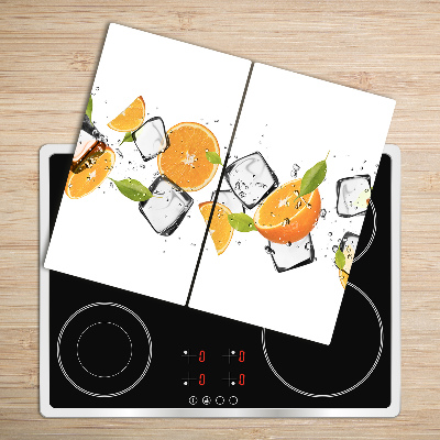 Worktop saver Oranges with ice