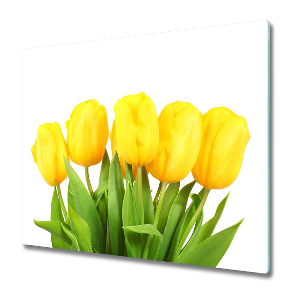 Worktop saver Yellow tulips