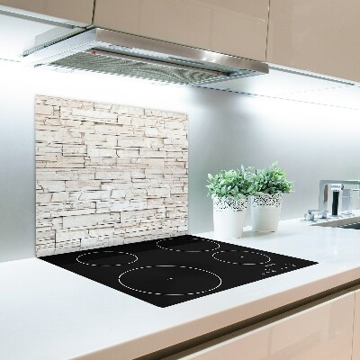 Worktop saver White stone wall