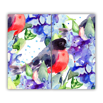 Worktop saver Bird and flowers