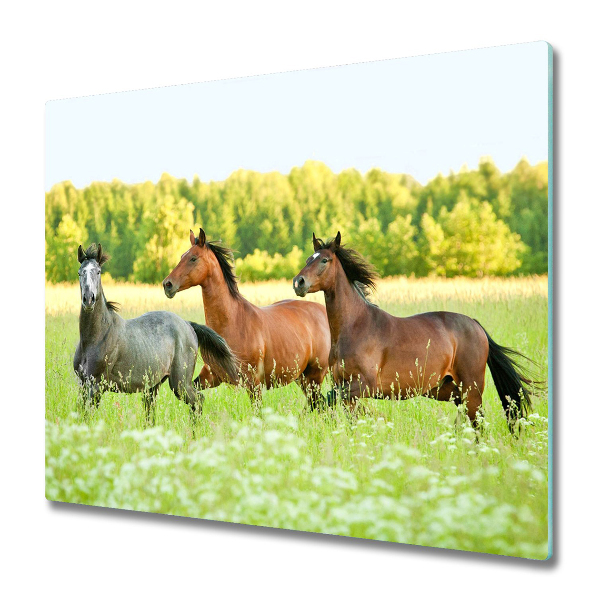 Worktop saver Horses galloping