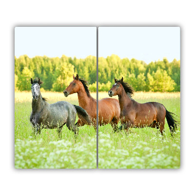 Worktop saver Horses galloping