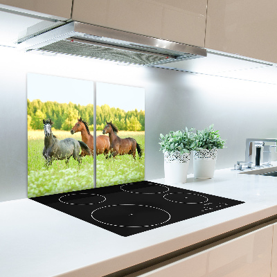 Worktop saver Horses galloping