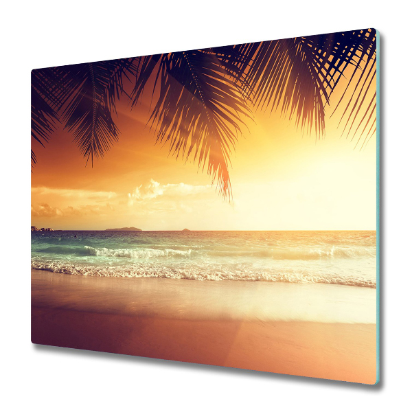 Chopping board Tropical beach