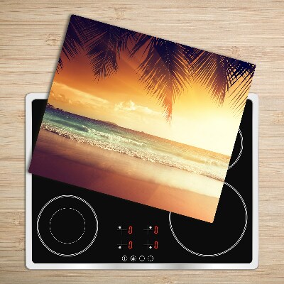 Chopping board Tropical beach