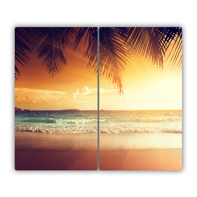 Chopping board Tropical beach