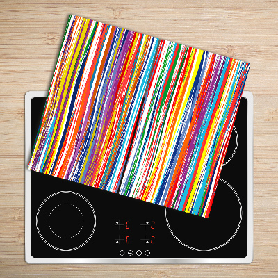 Chopping board Colored stripes