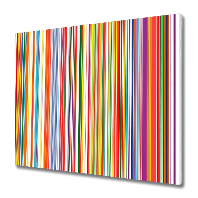 Chopping board Colored stripes