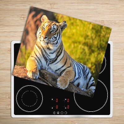 Chopping board Portrait of a tiger