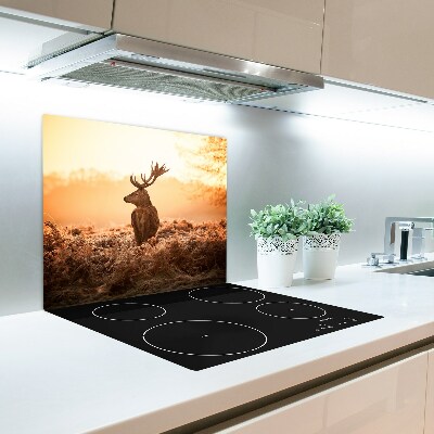 Chopping board Deer sunrise