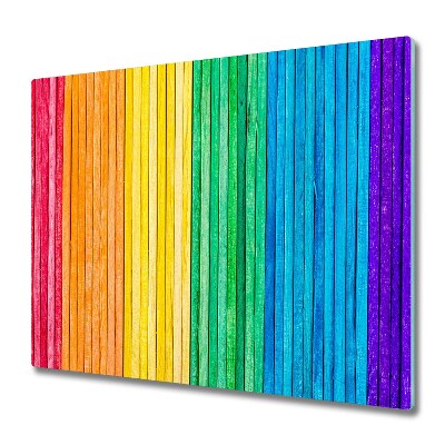 Chopping board Colored stripes