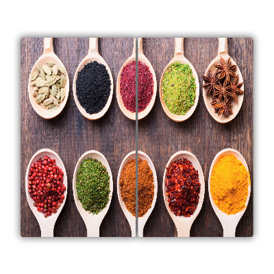 Chopping board Colorful spices