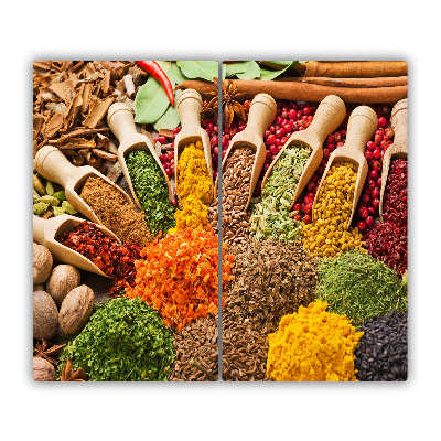 Chopping board Colorful spices