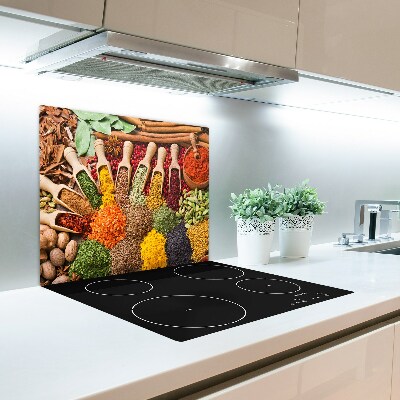 Chopping board Colorful spices