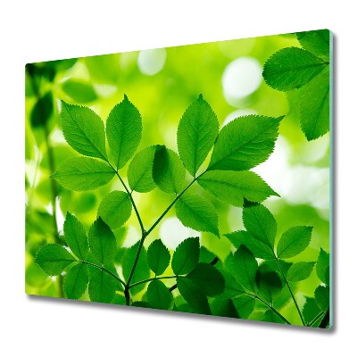 Chopping board Green leaves