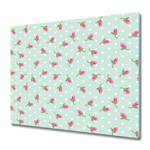 Chopping board Rose pattern