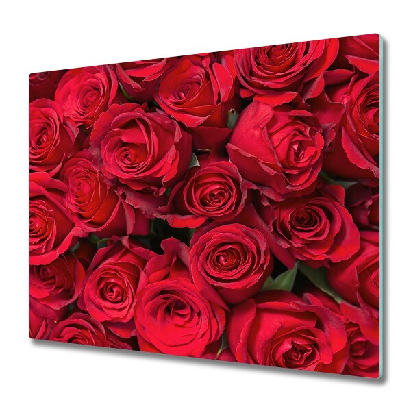 Chopping board Red roses