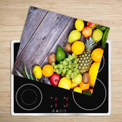 Chopping board Fruit on wood