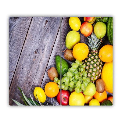 Chopping board Fruit on wood