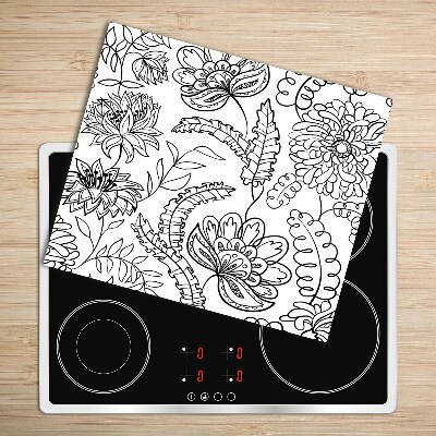 Chopping board Flower pattern