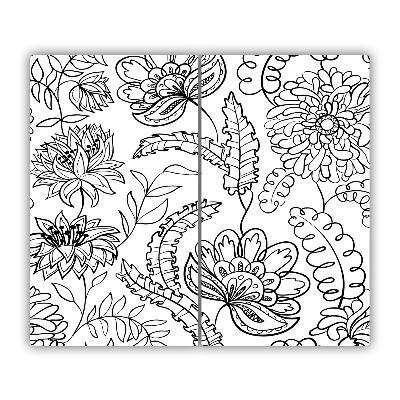 Chopping board Flower pattern