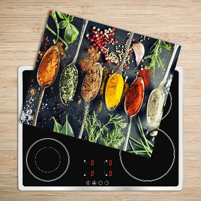 Chopping board Colorful spices