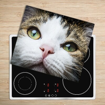 Chopping board Green cat eyes