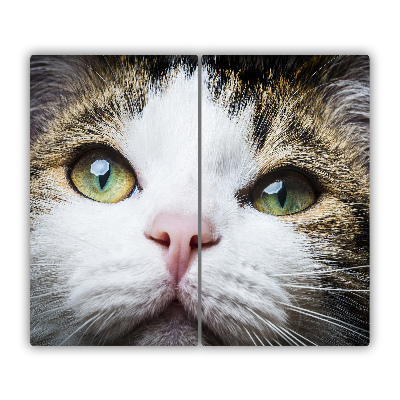 Chopping board Green cat eyes