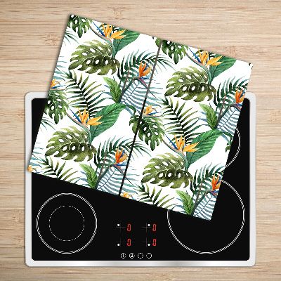 Chopping board Tropical flowers