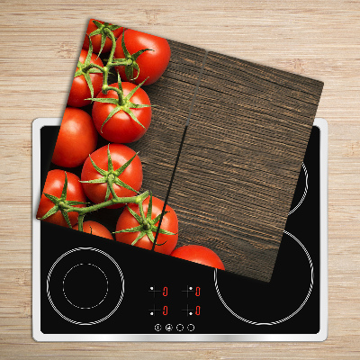 Chopping board Tomatoes on wood