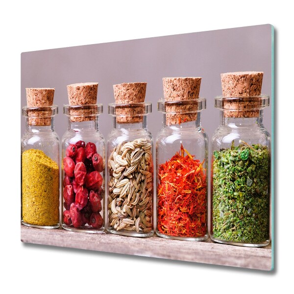 Chopping board Colorful spices