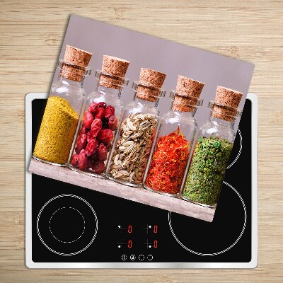 Chopping board Colorful spices