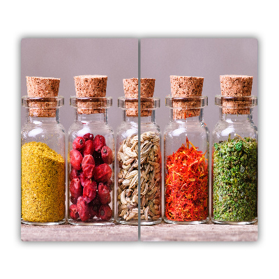 Chopping board Colorful spices