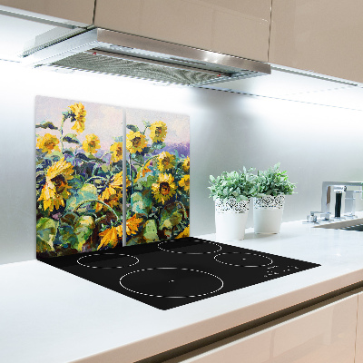 Chopping board Sunflowers