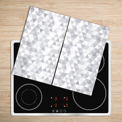 Chopping board Gray triangles