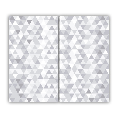 Chopping board Gray triangles