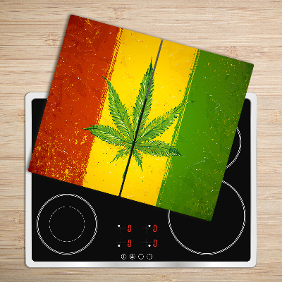 Chopping board Rasta flag