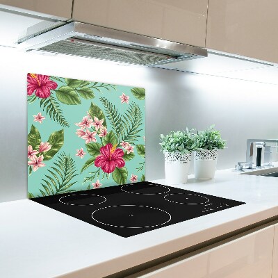 Chopping board Hawaii flowers