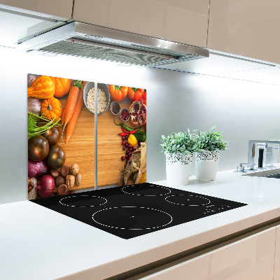 Chopping board Autumn vegetables