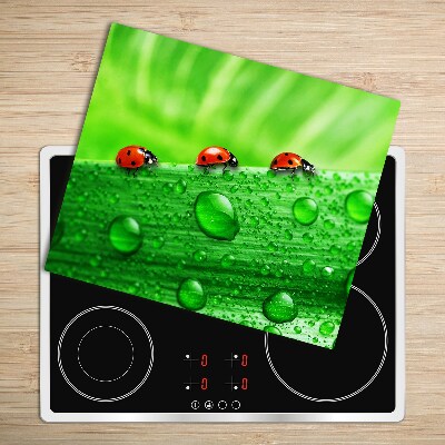 Chopping board Ladybug lawn