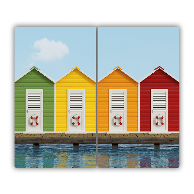 Chopping board Beach huts