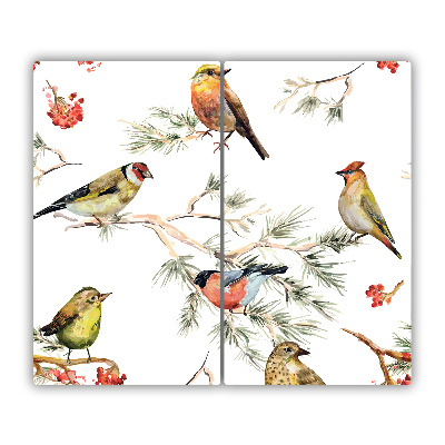 Chopping board Forest birds plants