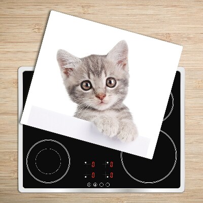 Chopping board Gray cat