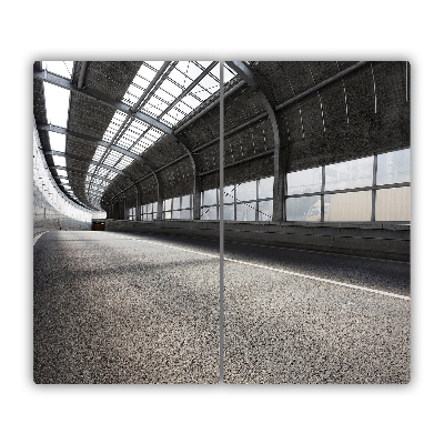 Chopping board Road in the tunnel