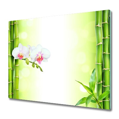 Chopping board Orchid and bamboo