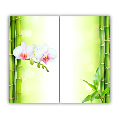 Chopping board Orchid and bamboo