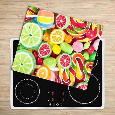 Chopping board Colorful candies